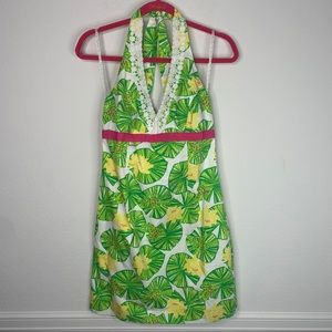 Lilly Pulitzer Cocoa Hip Hop Hooray Dress Size 4